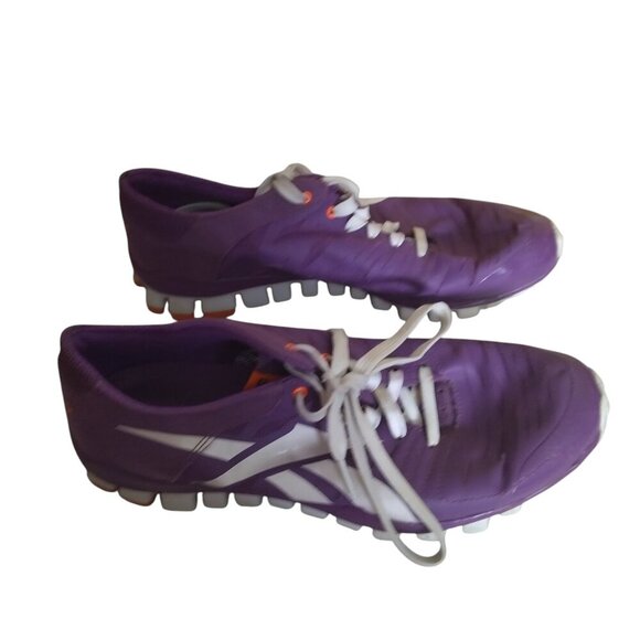 REEBOK REALFLEX WOMEN'S SIZE 9.5 PURPLE LACE UP RUNNING SHOES SNEAKER - Picture 1 of 5